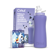 32oz. Matte Periwinkle Stainless Steel Bottle Starter Kit - Classic Pick